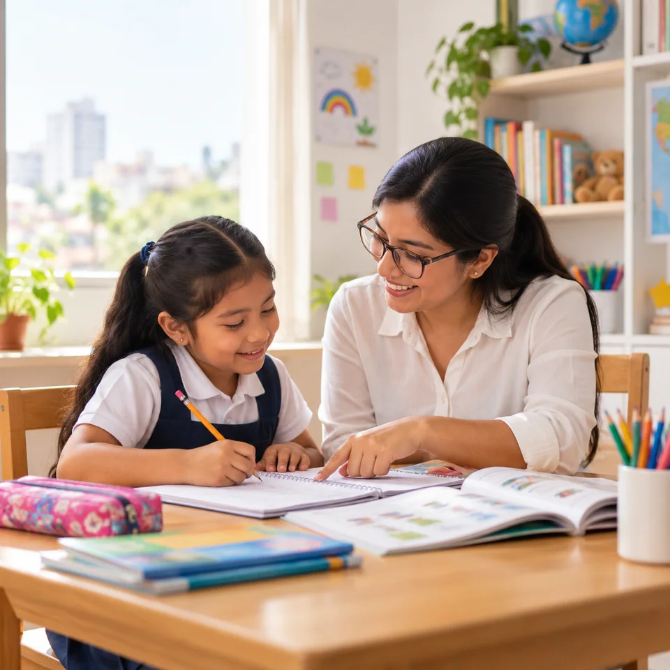 Aprendiendo juntos con alegría: imagen de clases particulares de ABtutor