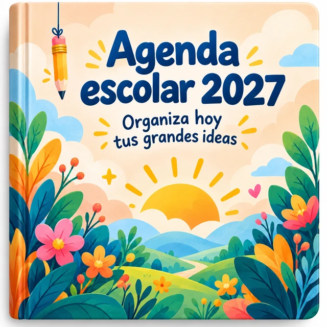 Portada de Agenda escolar 2027