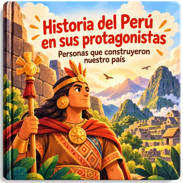 Portada de Historia del Perú en sus protagonistas